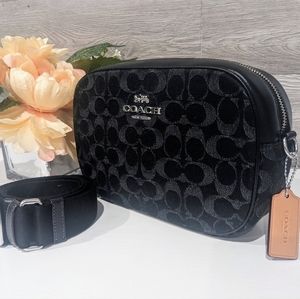 Coach Jamie Camera Bag In Signature Denim